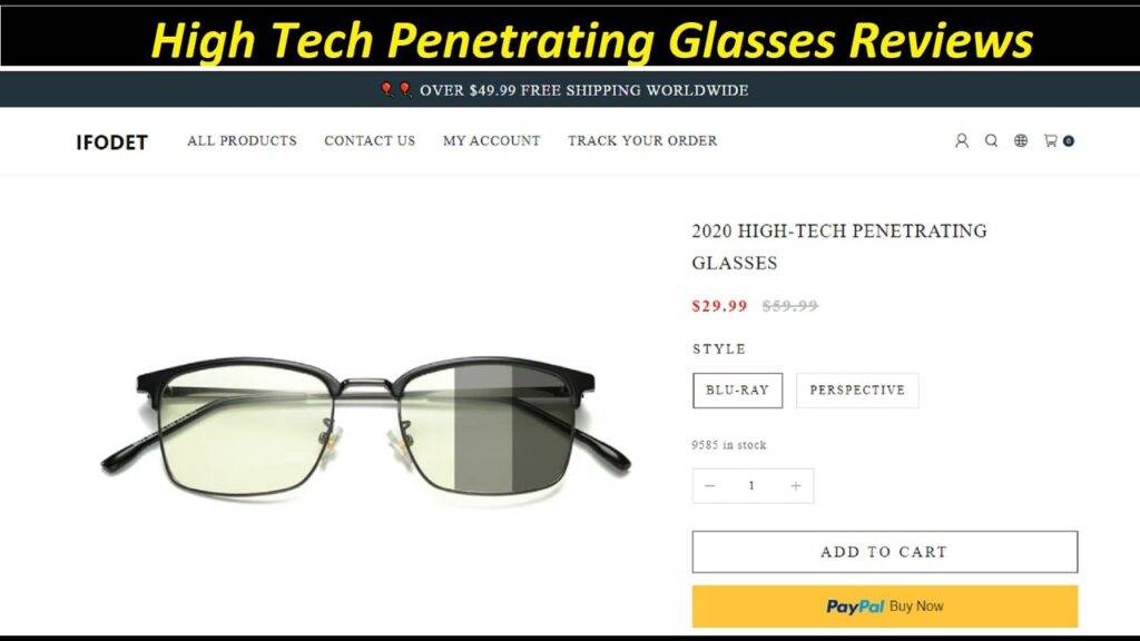High Tech Penetrating Glasses Reviews