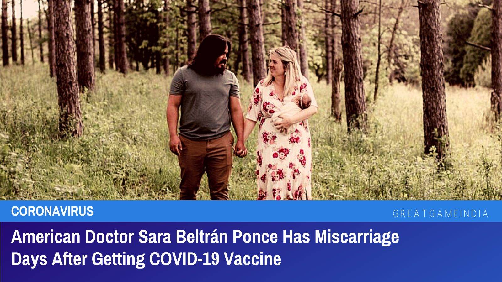 Sara Beltran Ponce Miscarriage (MD) News On Twitter & Instagram