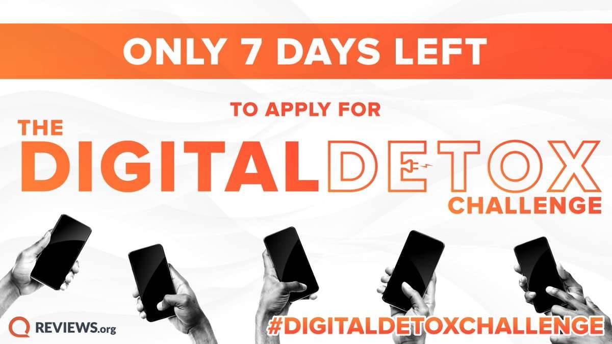 Reviews.org Digital Detox 2021 Challenge $2400 In 24 Hour