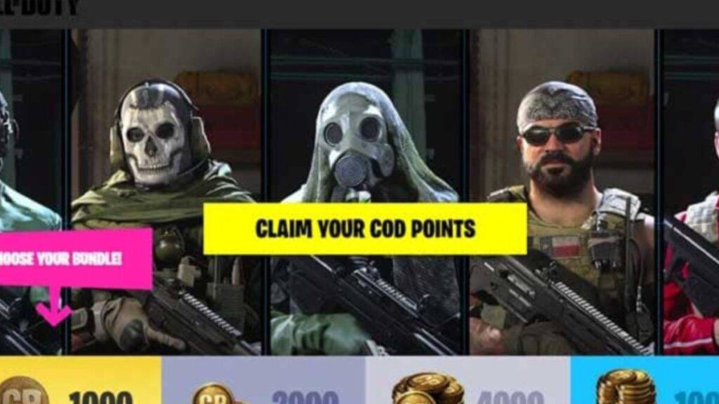 Codfreezone.com Free Cod Points