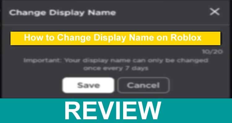 How To Put A Display Name On Roblox