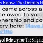Usps The Arranged Delivery For The Shipment Scam?