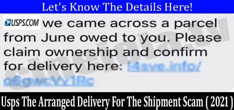 Usps The Arranged Delivery For The Shipment Scam