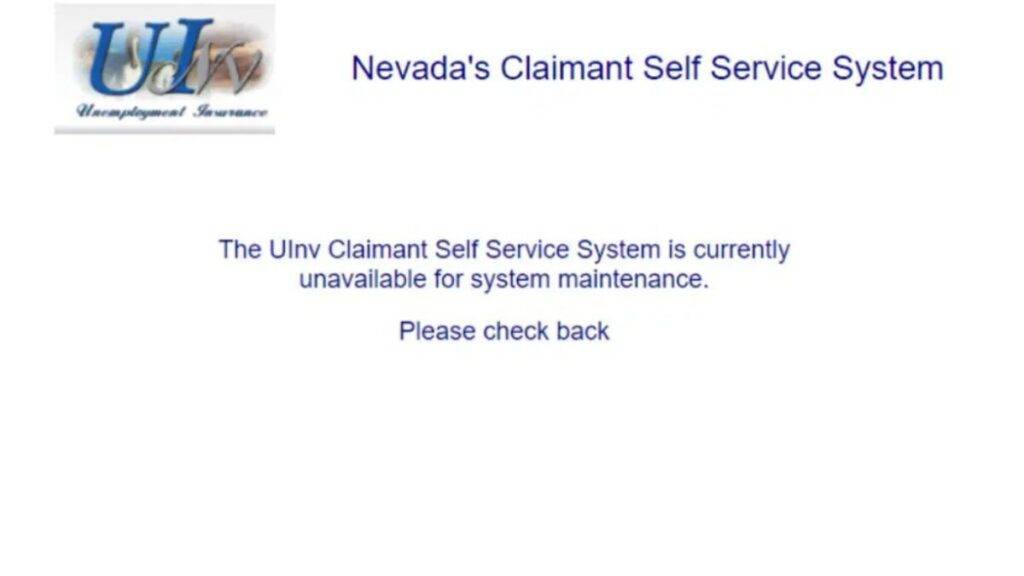 Nevada Unemployment Unexpected Error