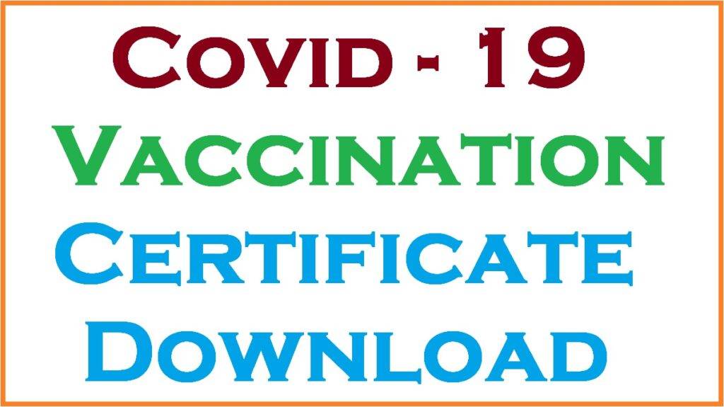 Www.cowin gov.in Certificate Download Free