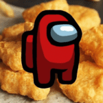 Among Us Shaped Nugget From BTS Meal – Chicken Nugget