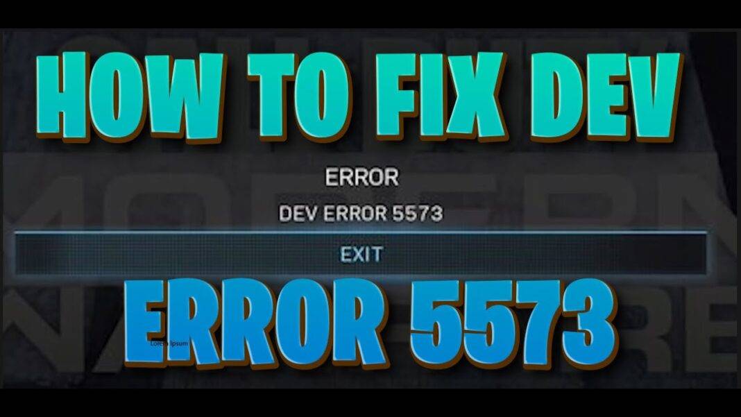 Dev error 5573 call of duty warzone как исправить