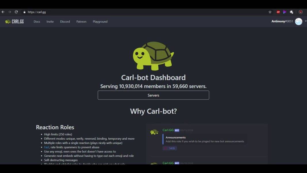 carl bot add command