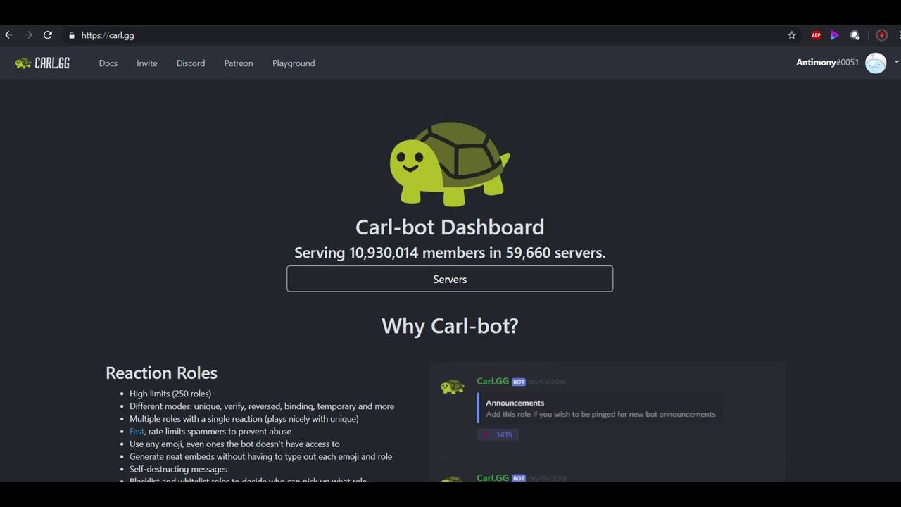 What Is Carl Bot Dashboard & Uses?