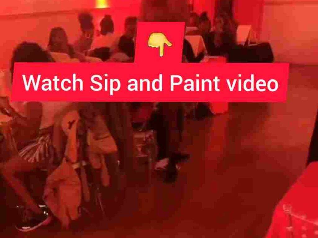 Paint And Sip Viral Video