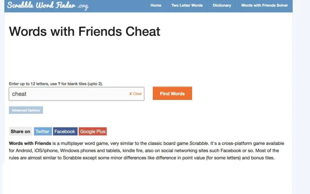 Scrabble Word Finder With Blanks