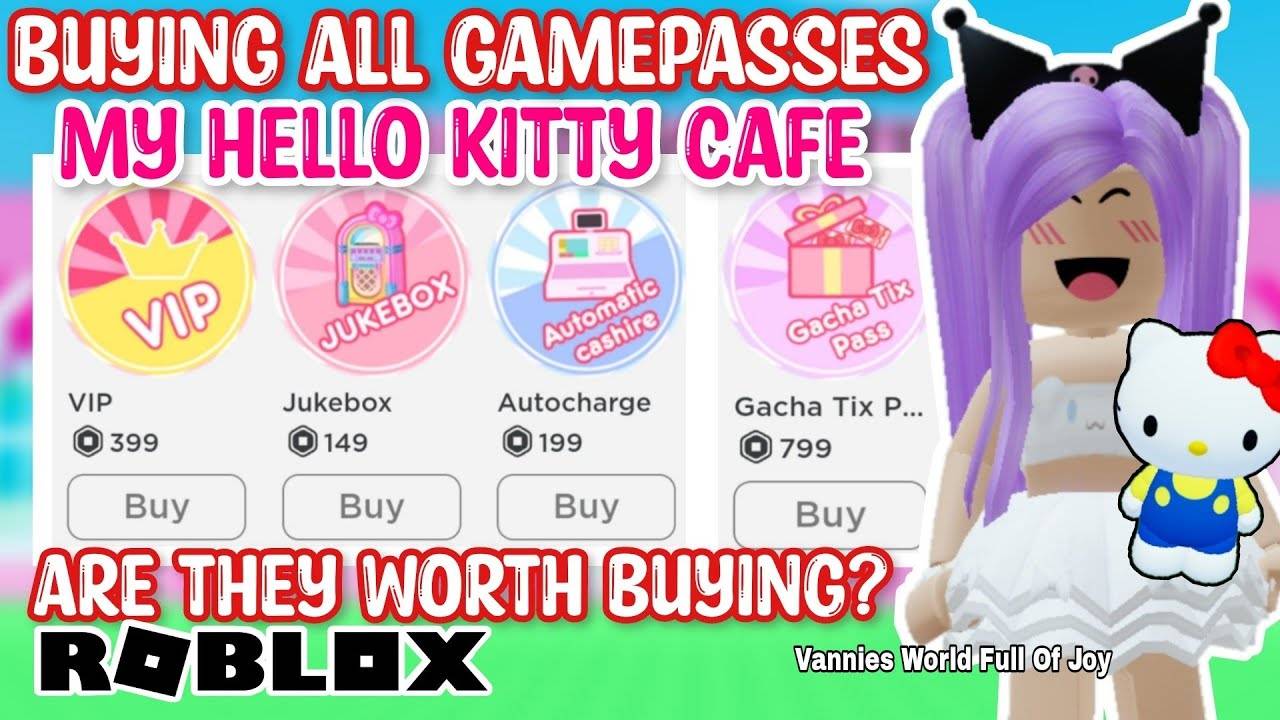 my hello kitty cafe free items