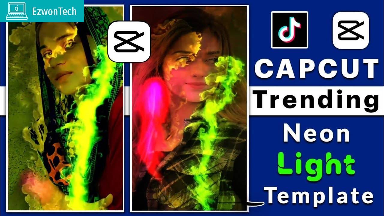 Neon Light Capcut Template