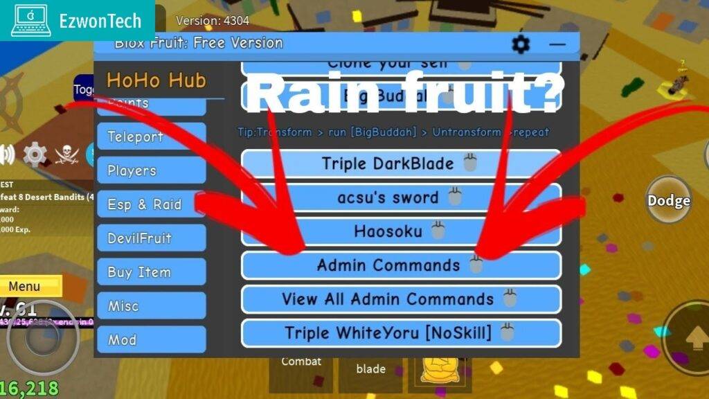 Blox Fruits Script  HoHo Hub *NEW* - 1F0 - Official Roblox Exploit & Script  site