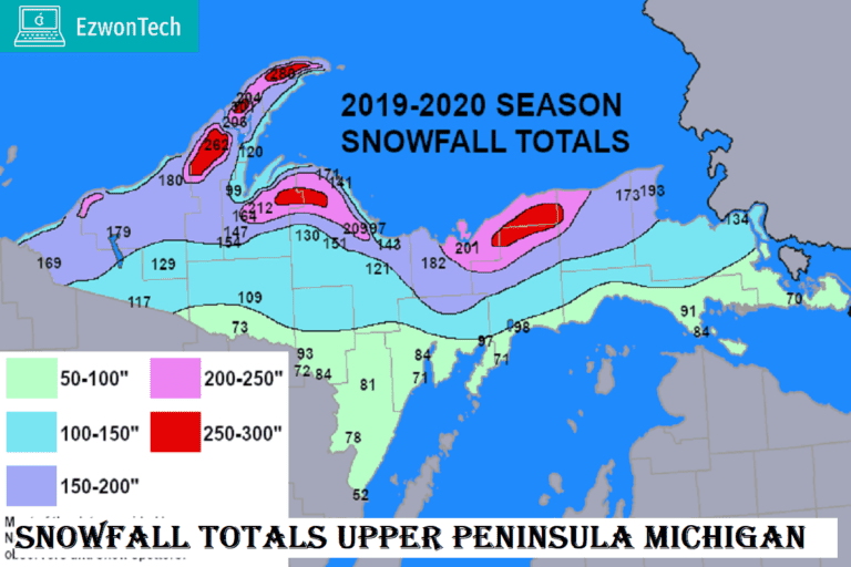 Snowfall Totals Upper Peninsula Michigan