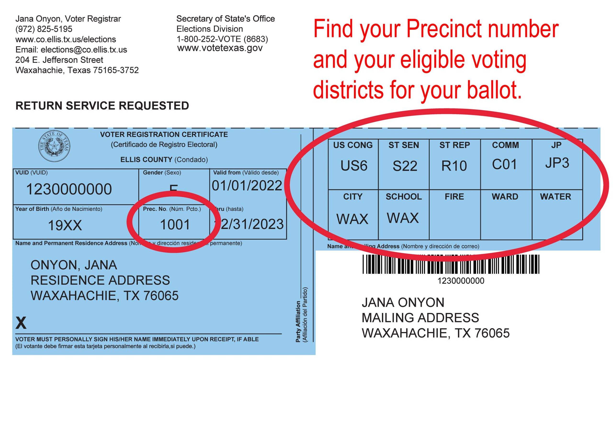 Sample Ballot By Zip Code 2022