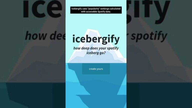 Spotify Iceberg Generator