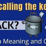 Pot Calling The Kettle Black Meaning & Meme 2023!