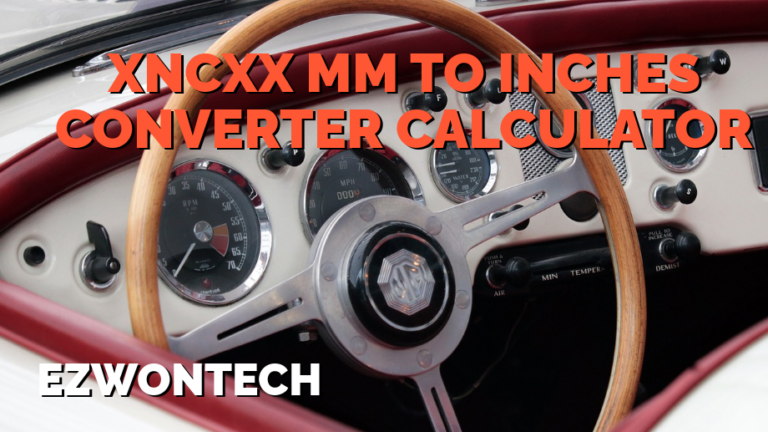 Xncxx Mm To Inches Converter Calculator
