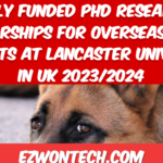 Fully funded phd research scholarships for overseas o3sch students at lancaster university in uk 2023/2024