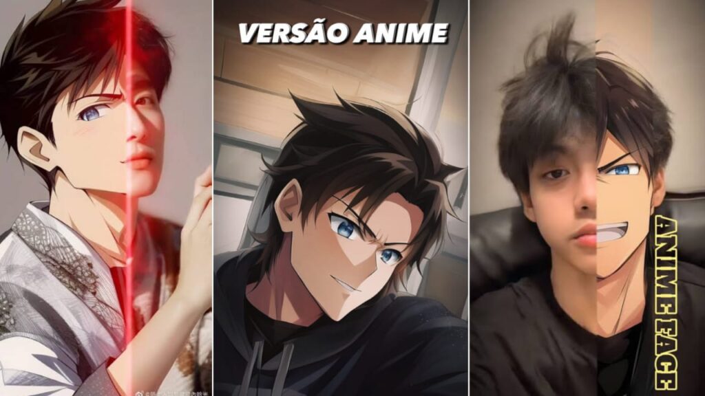 Anime Face Capcut Template