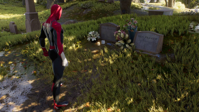 Spider Man Aunt May Grave