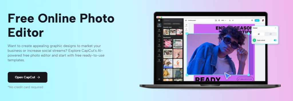 CapCuts Online Photo Editor