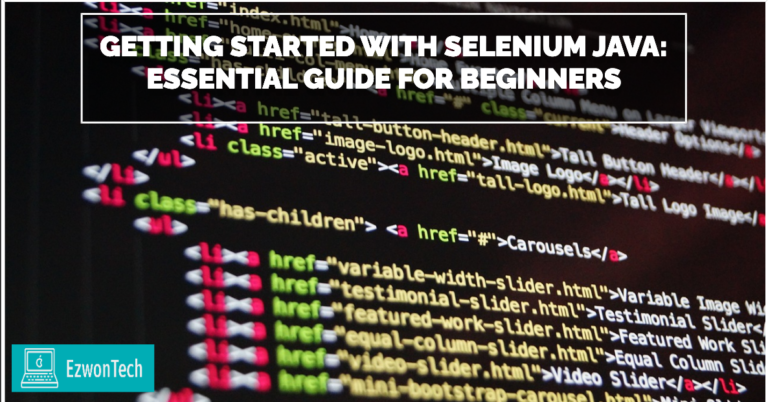 Getting Started with Selenium Java