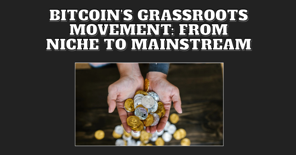 Bitcoins Grassroots Movement From Niche to Mainstream