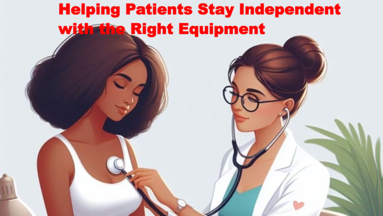 Helping Patients Stay Independent with the Right Equipment