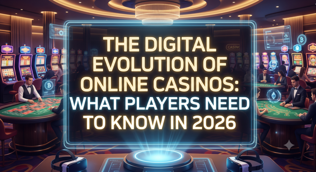 The Digital Evolution of Online Casinos What Players Need to Know in 2026