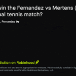 Antonia Ruzic: October 27, 2026: Fernandez vs Mertens Tennis Prediction Market